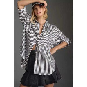 New L Anthropologie x Maeve the Bennet buttondown shirt